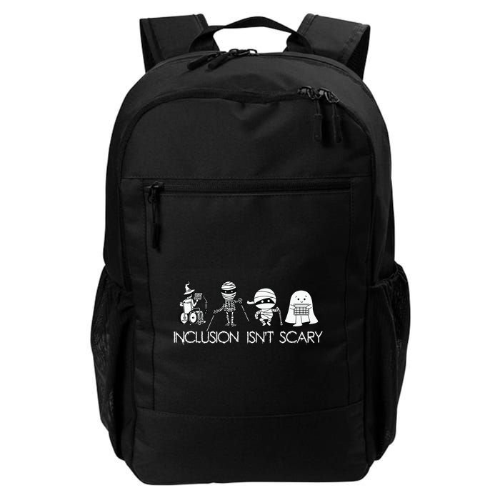 Inclusion Isnt Scary Slp Halloween Sped Teacher Ghost Mummy Backpack