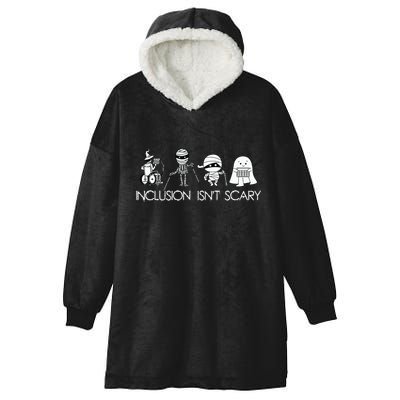 Inclusion Isnt Scary Slp Halloween Sped Teacher Ghost Mummy Hooded Wearable Blanket