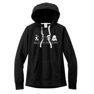 Inclusion Isnt Scary Slp Halloween Sped Teacher Ghost Mummy Women's Fleece Hoodie