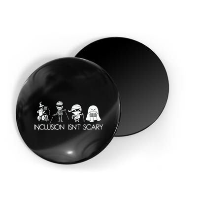 Inclusion Isnt Scary Slp Halloween Sped Teacher Ghost Mummy Magnet