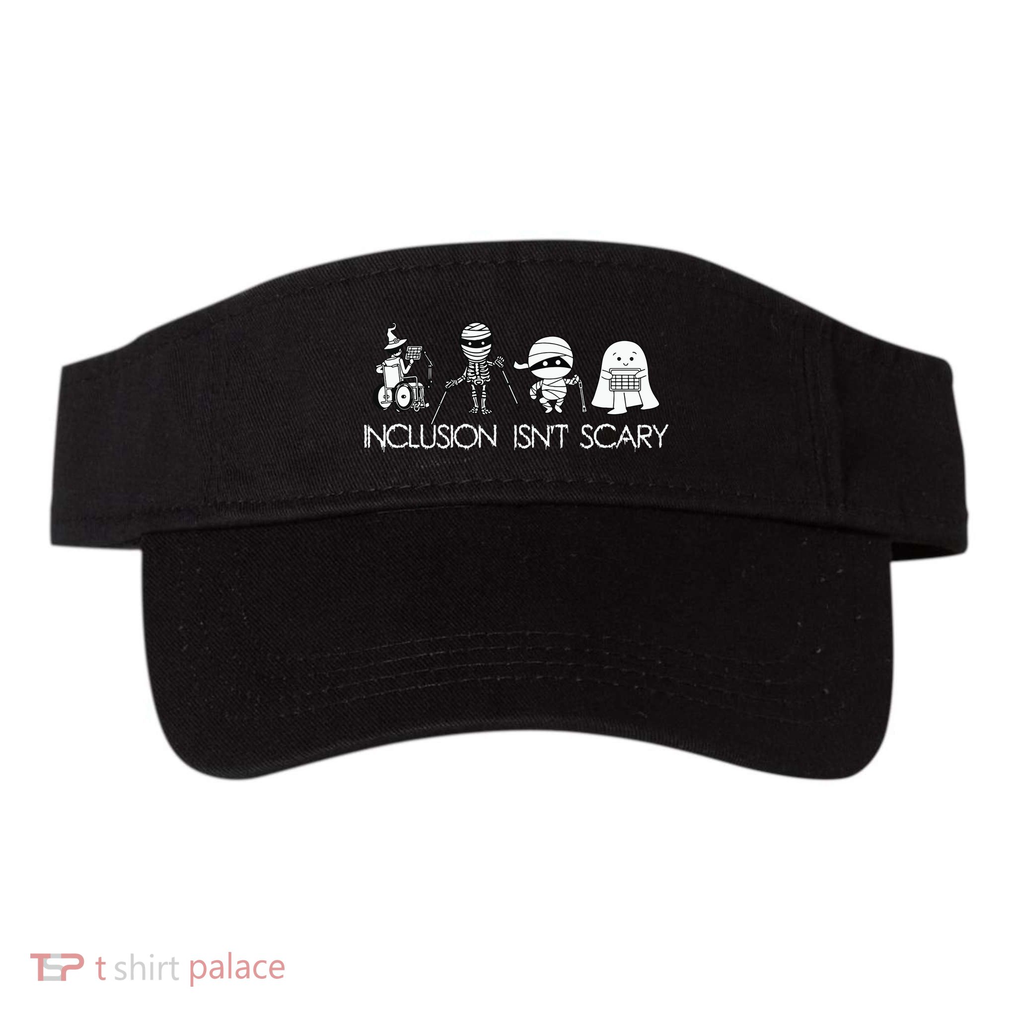 Inclusion Isnt Scary Slp Halloween Sped Teacher Ghost Mummy Visor