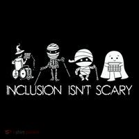Inclusion Isnt Scary Slp Halloween Sped Teacher Ghost Mummy Short Acrylic Beanie