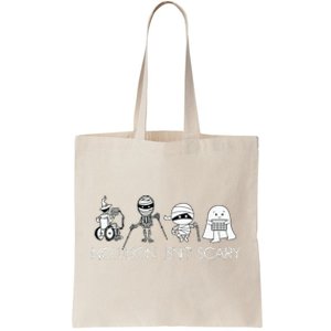 Inclusion Isnt Scary Slp Halloween Sped Teacher Ghost Mummy Tote Bag