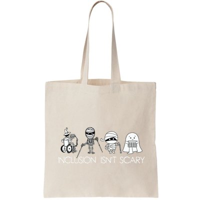 Inclusion Isnt Scary Slp Halloween Sped Teacher Ghost Mummy Bag
