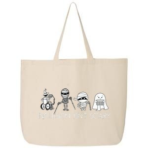 Inclusion Isnt Scary Slp Halloween Sped Teacher Ghost Mummy 25L Jumbo Tote