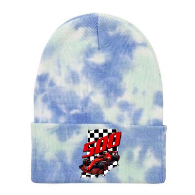 Indianapolis Indiana State 500 Race Car Formula Racing Car Gift Tie Dye 12in Knit Beanie