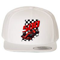 Indianapolis Indiana State 500 Race Car Formula Racing Car Gift Wool Snapback Cap