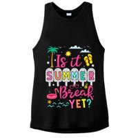 Is It Summer Break Yet Teacher Student Last Day Of School Ladies PosiCharge Tri-Blend Wicking Tank