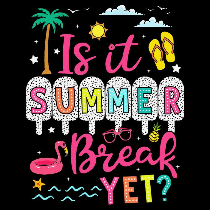 Is It Summer Break Yet Teacher Student Last Day Of School Drawstring Bag