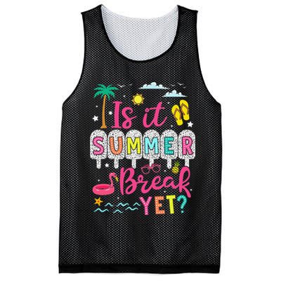Is It Summer Break Yet Teacher Student Last Day Of School Mesh Reversible Basketball Jersey Tank