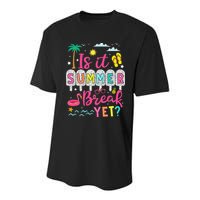 Is It Summer Break Yet Teacher Student Last Day Of School Youth Performance Sprint T-Shirt