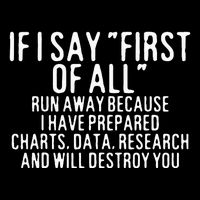 If I Say First Of All Run Away Cropped Pullover Crew