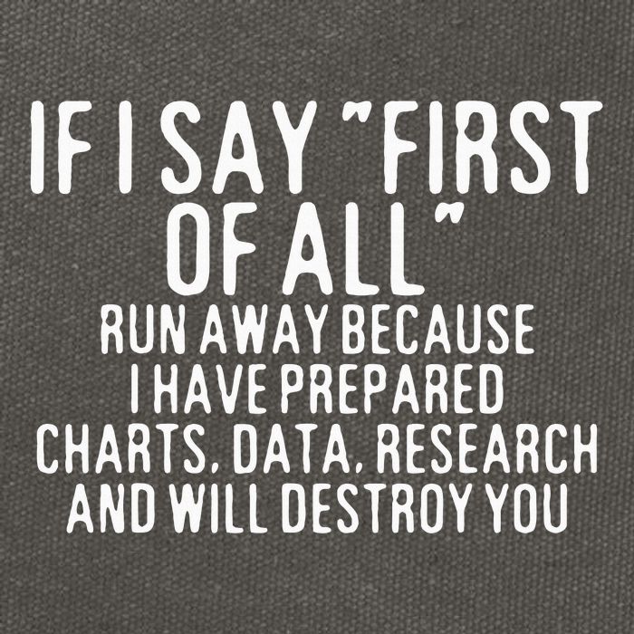 If I Say First Of All Run Away Cotton Canvas Backpack