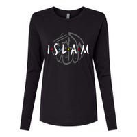 Islam Islamic Symbol Religion Muslim Allah Ramadan Arabic Womens Cotton Relaxed Long Sleeve T-Shirt