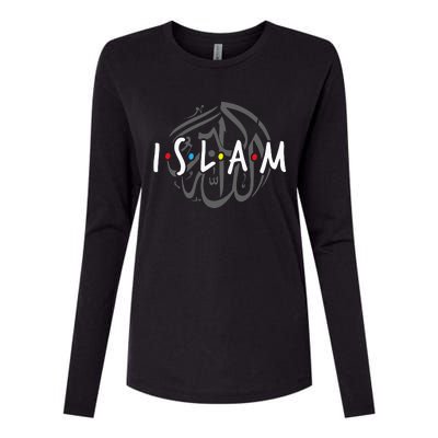 Islam Islamic Symbol Religion Muslim Allah Ramadan Arabic Womens Cotton Relaxed Long Sleeve T-Shirt