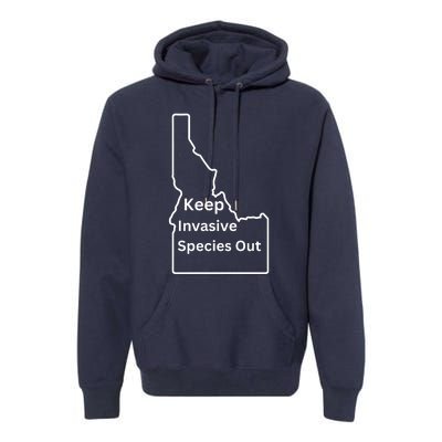 Idaho Invasive Species Out Premium Hoodie