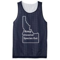 Idaho Invasive Species Out Mesh Reversible Basketball Jersey Tank