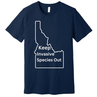 Idaho Invasive Species Out Premium T-Shirt