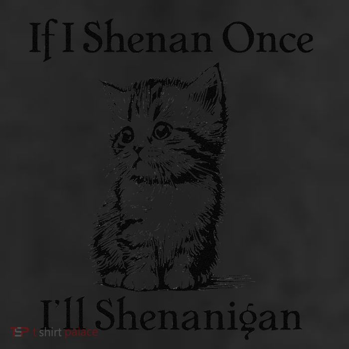 If I Shenan Once ILl Shenanigan Cute Cat St Patricks Day Adult Drive Performance Visor