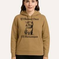 If I Shenan Once ILl Shenanigan Cute Cat St Patricks Day Hoodie