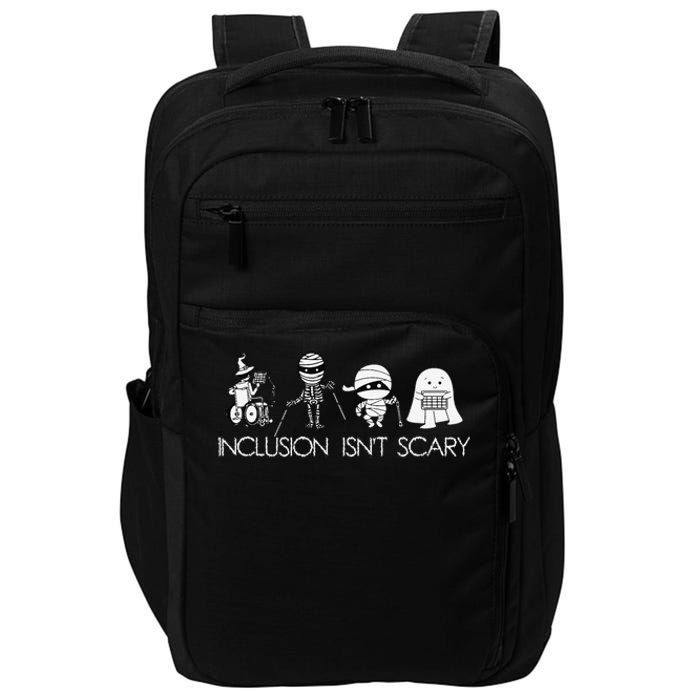 Inclusion IsnT Scary Slp Halloween Sped Teacher Ghost Mummy Gift Impact Tech Backpack