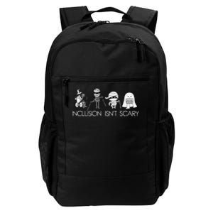 Inclusion IsnT Scary Slp Halloween Sped Teacher Ghost Mummy Gift Daily Commute Backpack