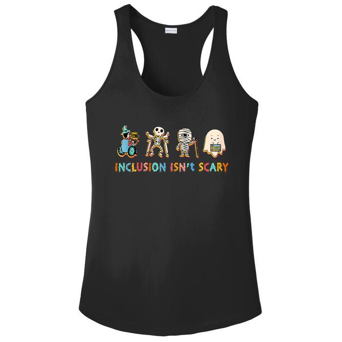 Inclusion IsnT Scary Slp Halloween Sped Teacher Ladies PosiCharge Competitor Racerback Tank