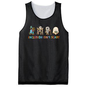 Inclusion IsnT Scary Slp Halloween Sped Teacher Mesh Reversible Basketball Jersey Tank