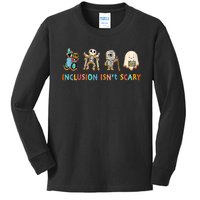 Inclusion IsnT Scary Slp Halloween Sped Teacher Kids Long Sleeve Shirt