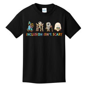 Inclusion IsnT Scary Slp Halloween Sped Teacher Kids T-Shirt