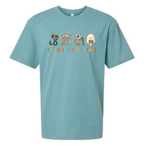 Inclusion IsnT Scary Slp Halloween Sped Teacher Sueded Cloud Jersey T-Shirt