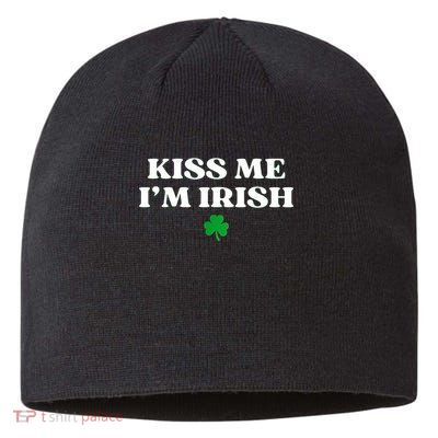  I'm Irish Shamrock St Patricks Day Sustainable Beanie