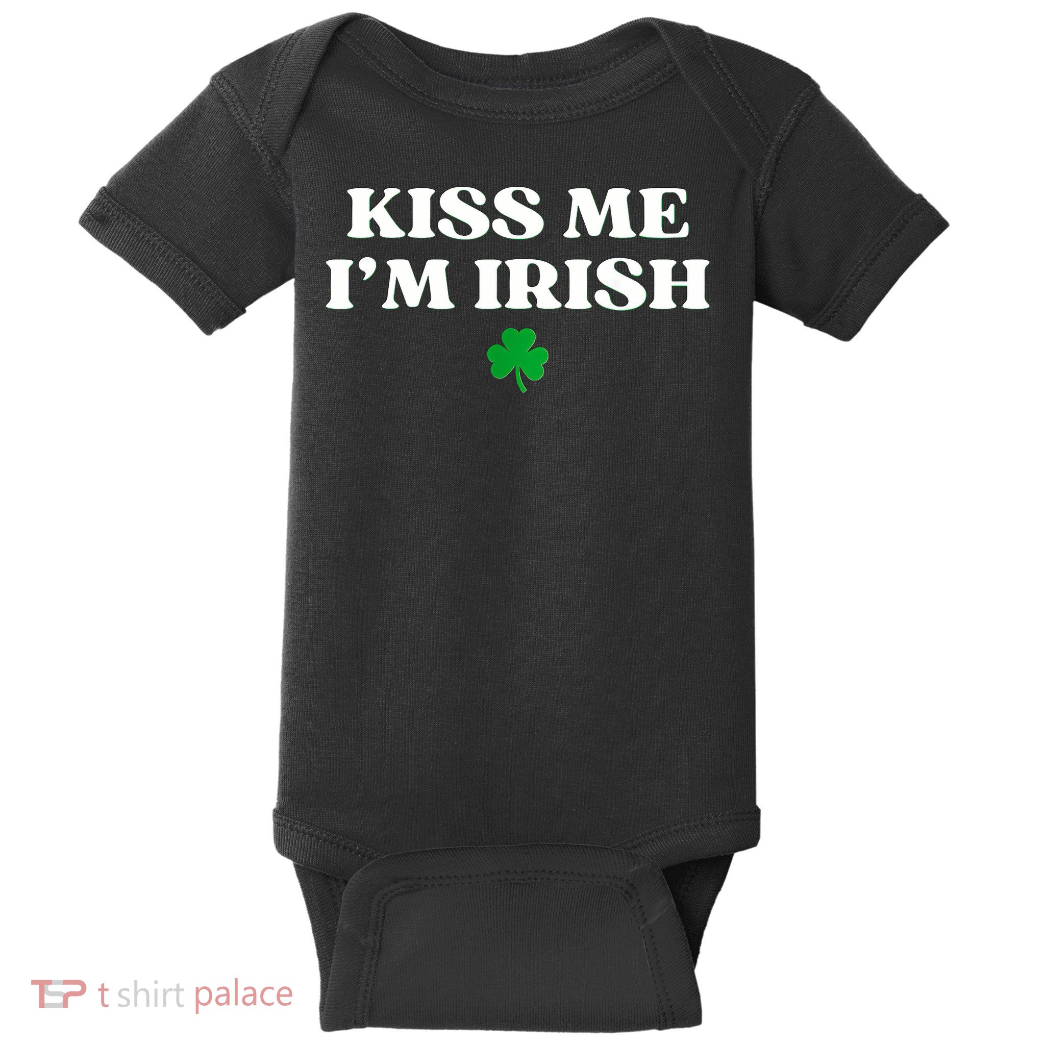  I'm Irish Shamrock St Patricks Day Baby Bodysuit