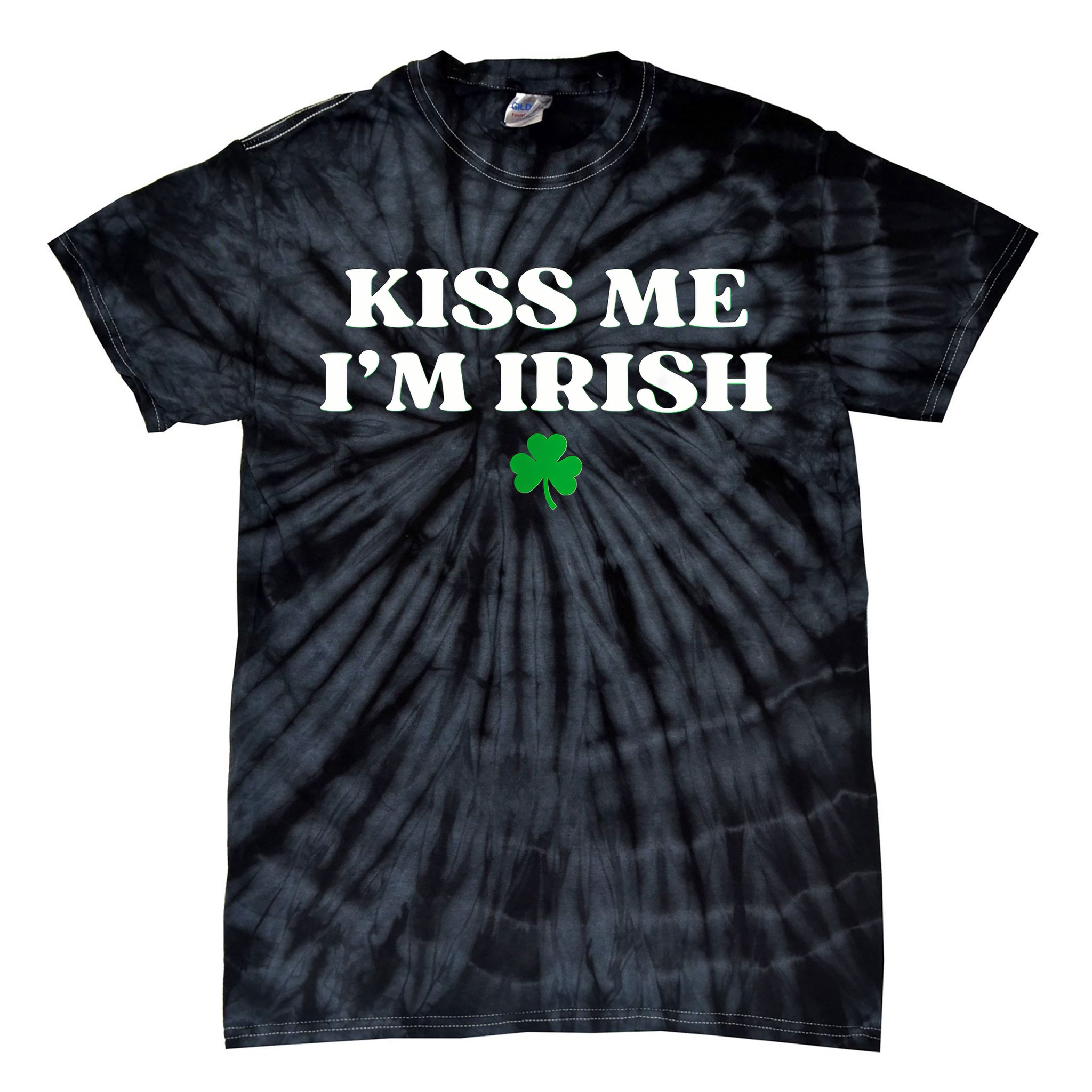  I'm Irish Shamrock St Patricks Day Tie-Dye T-Shirt