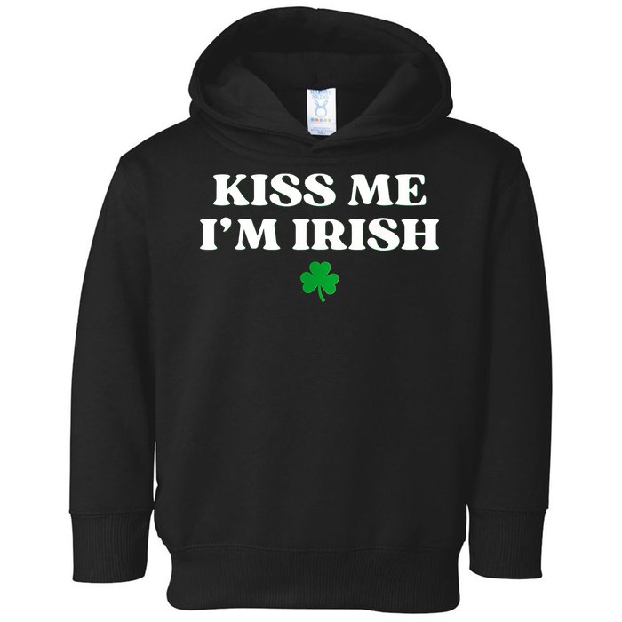  I'm Irish Shamrock St Patricks Day Toddler Hoodie