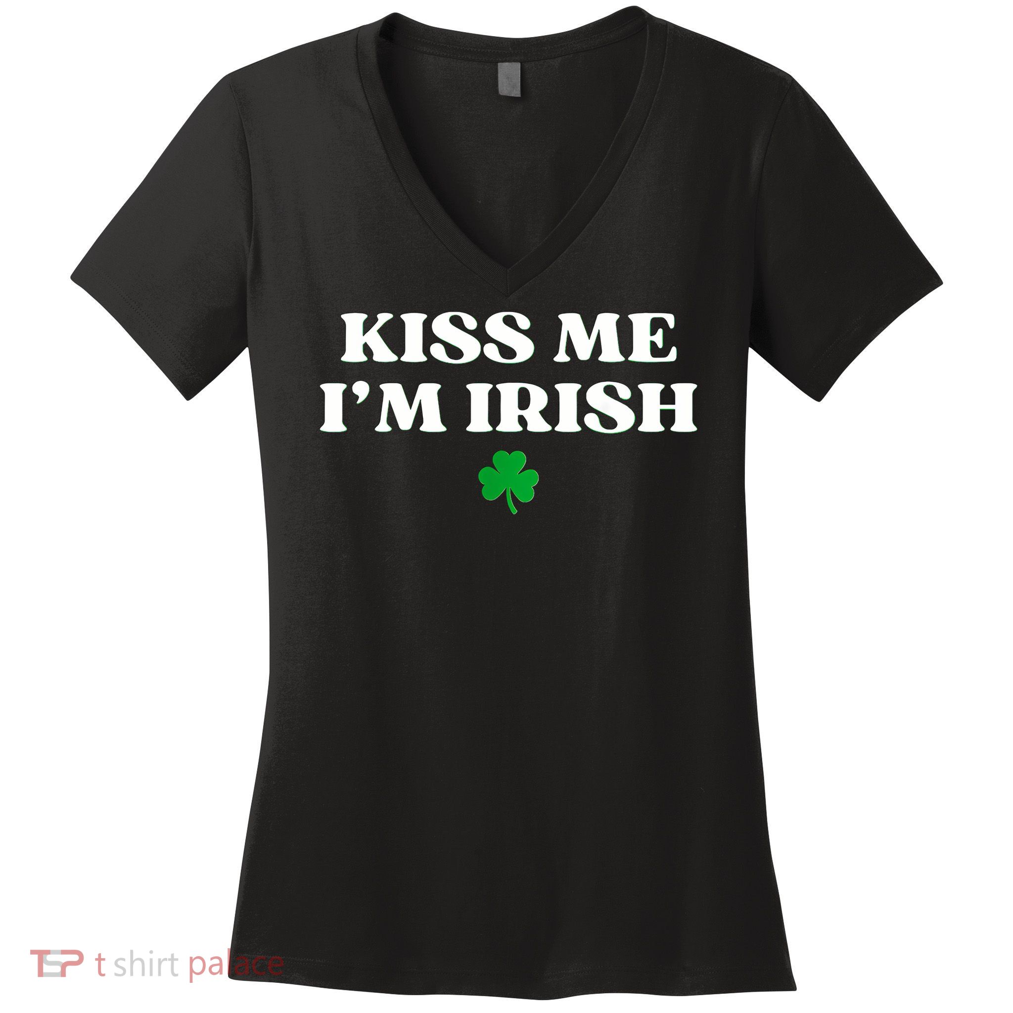  I'm Irish Shamrock St Patricks Day Women's V-Neck T-Shirt