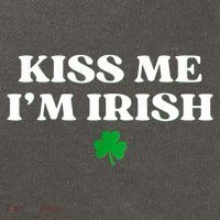  I'm Irish Shamrock St Patricks Day Cotton Canvas Backpack