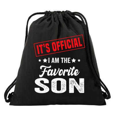 It's I'm The Favorite Son Drawstring Bag