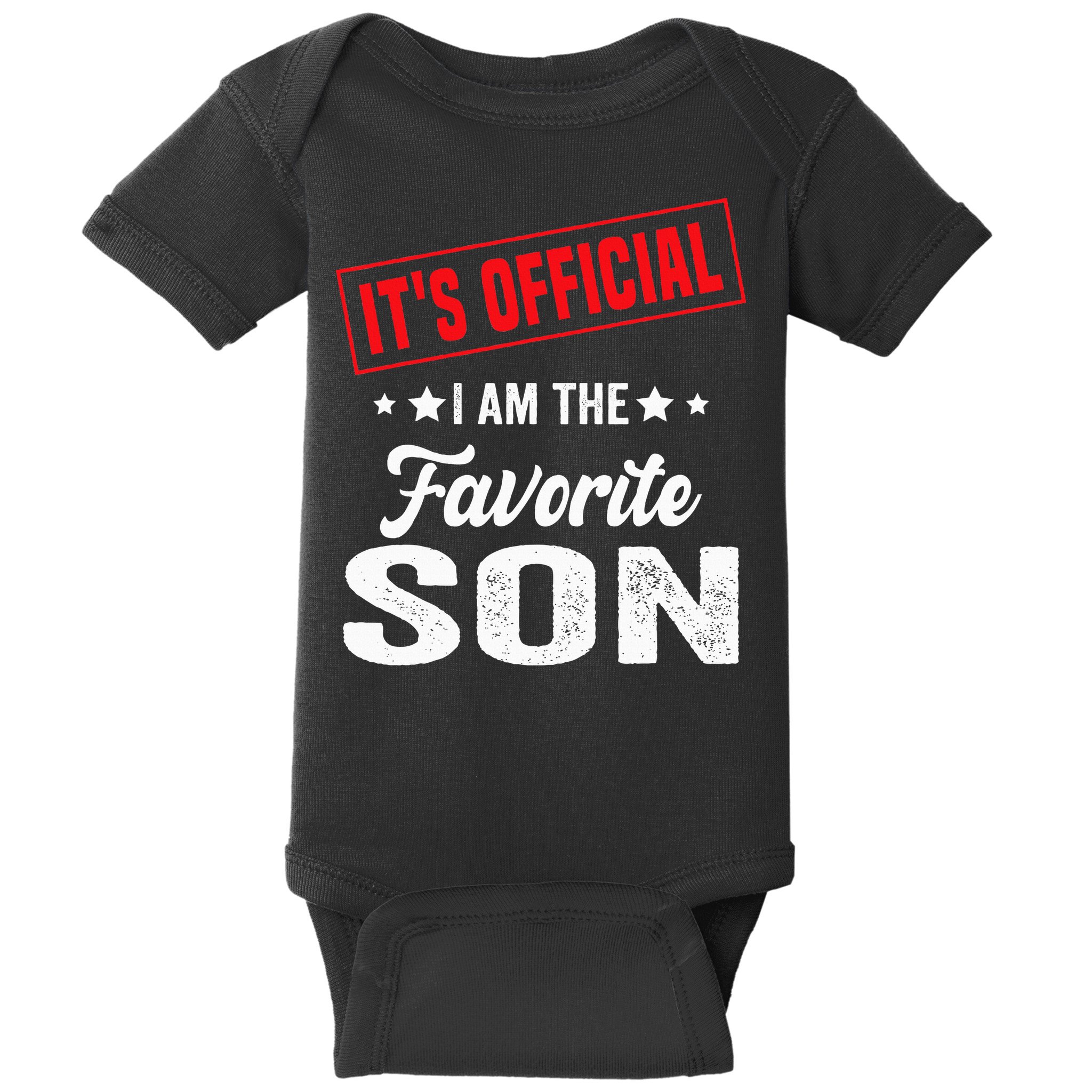 It's I'm The Favorite Son Baby Bodysuit
