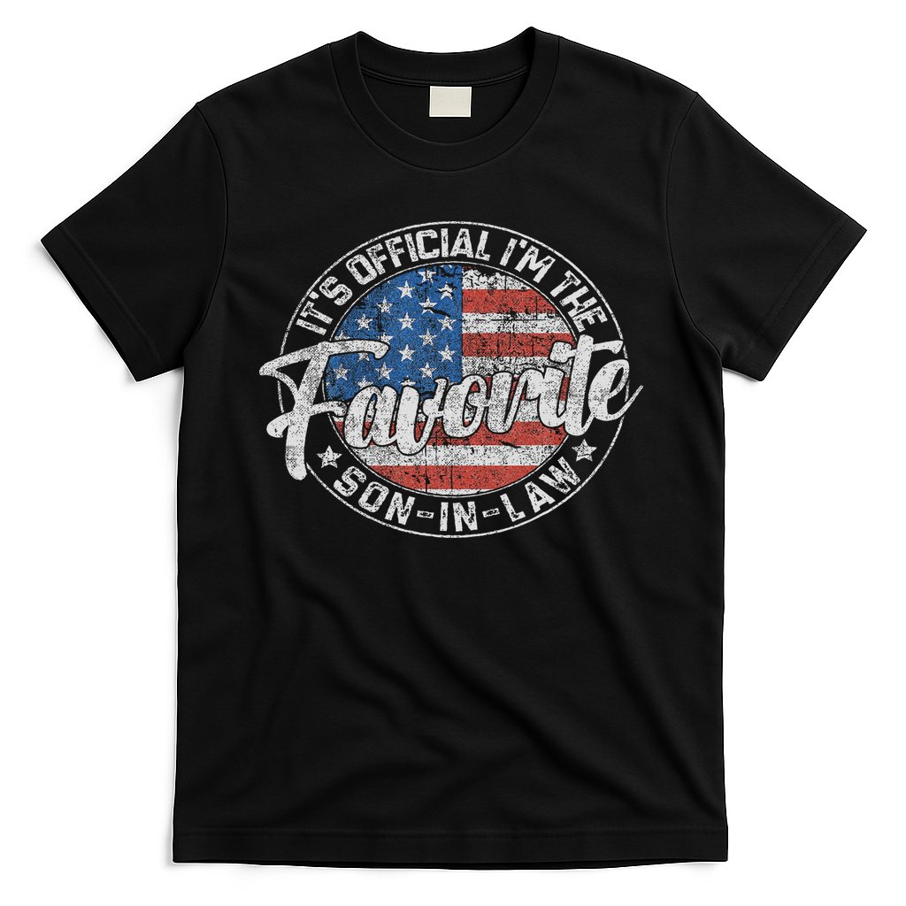 It's I'm The Favorite Son In Law Funny Vintage T-Shirt