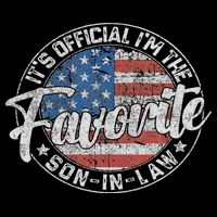 It's I'm The Favorite Son In Law Funny Vintage T-Shirt
