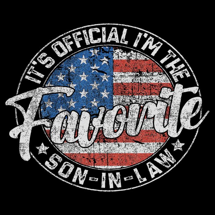 It's I'm The Favorite Son In Law Funny Vintage T-Shirt
