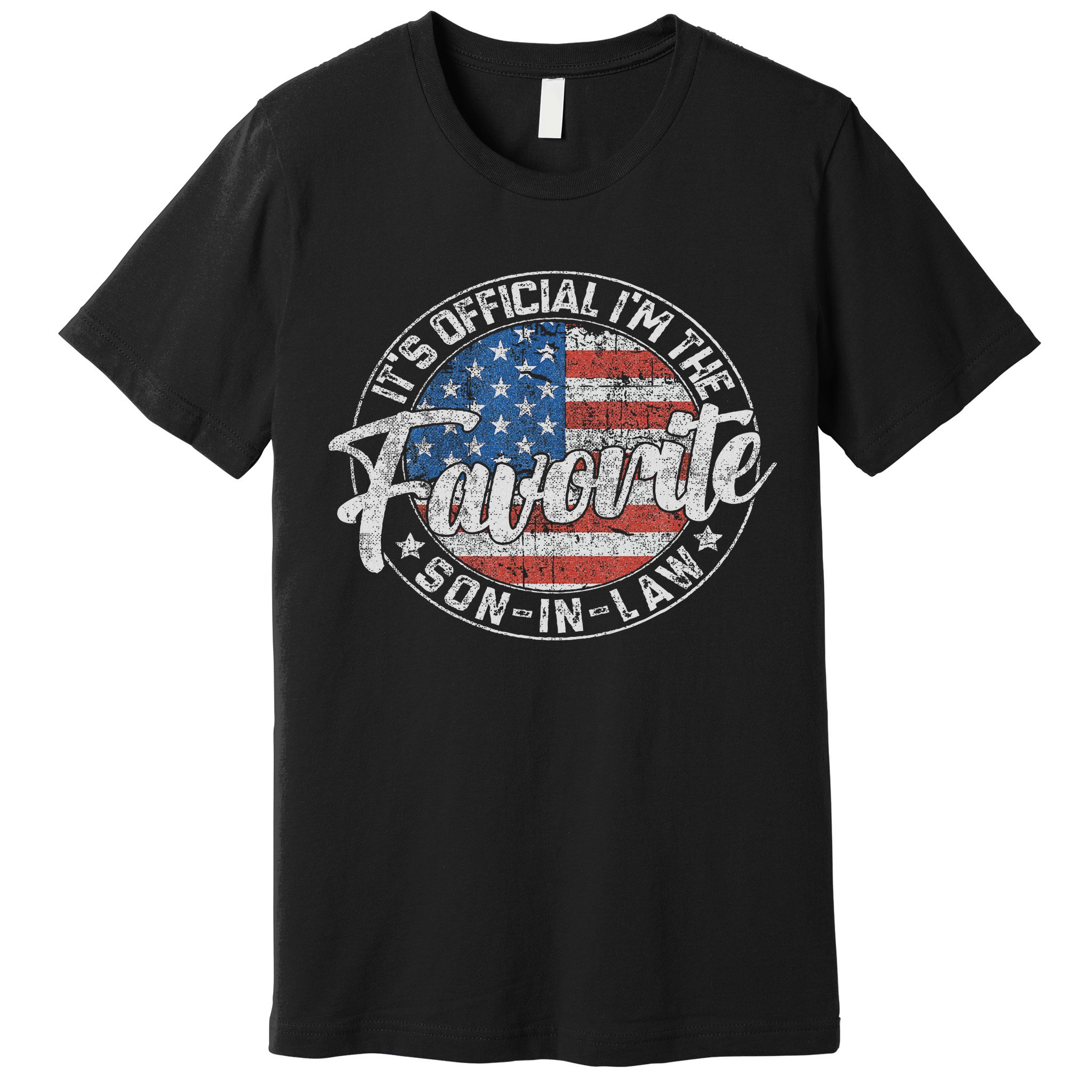 It's I'm The Favorite Son In Law Funny Vintage Premium T-Shirt
