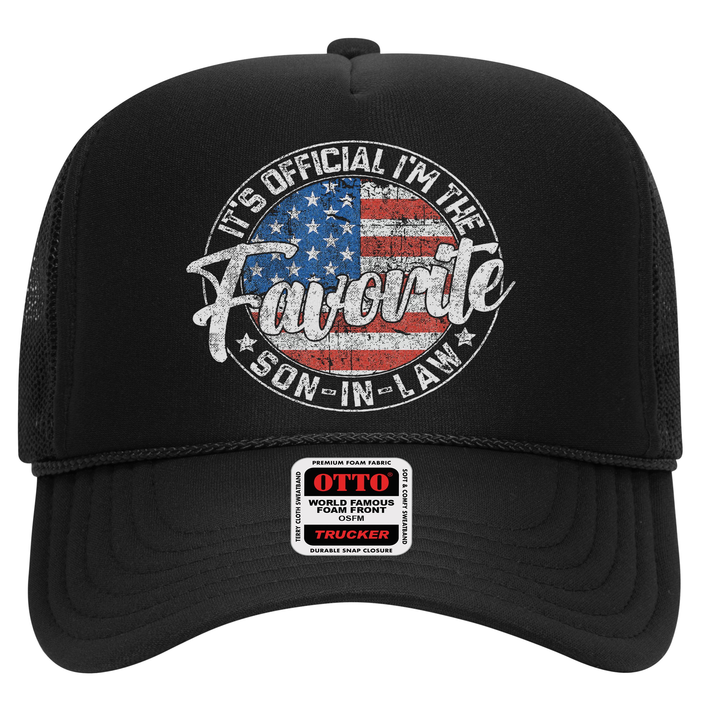It's I'm The Favorite Son In Law Funny Vintage Hat