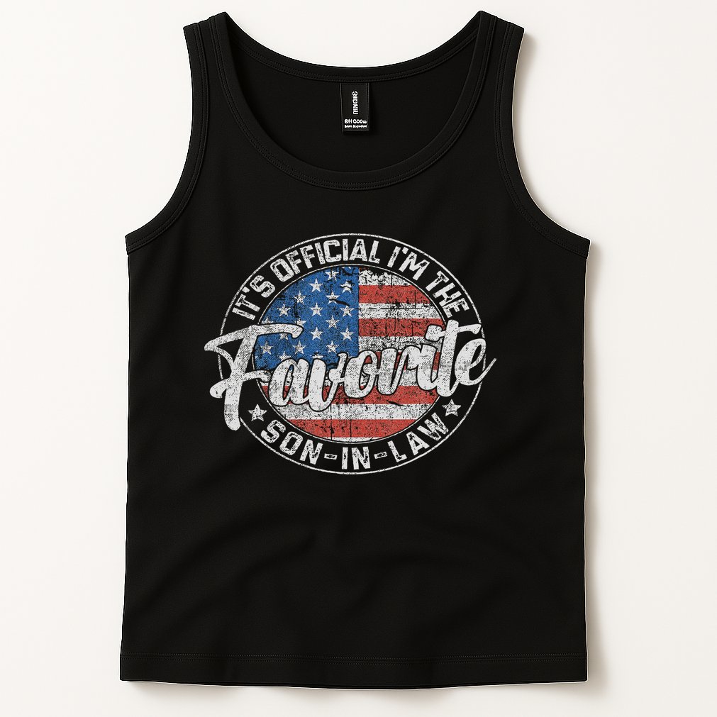 It's I'm The Favorite Son In Law Funny Vintage Tank Top