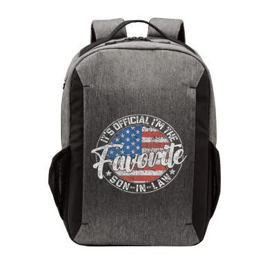 It's I'm The Favorite Son In Law Funny Vintage Vector Backpack