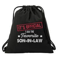 It's I'm The Favorite Son In Law Drawstring Bag
