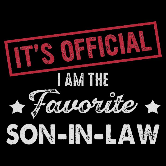 It's I'm The Favorite Son In Law Drawstring Bag