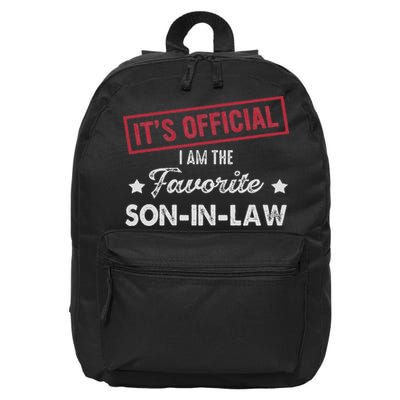 It's I'm The Favorite Son In Law 16 in Basic Backpack