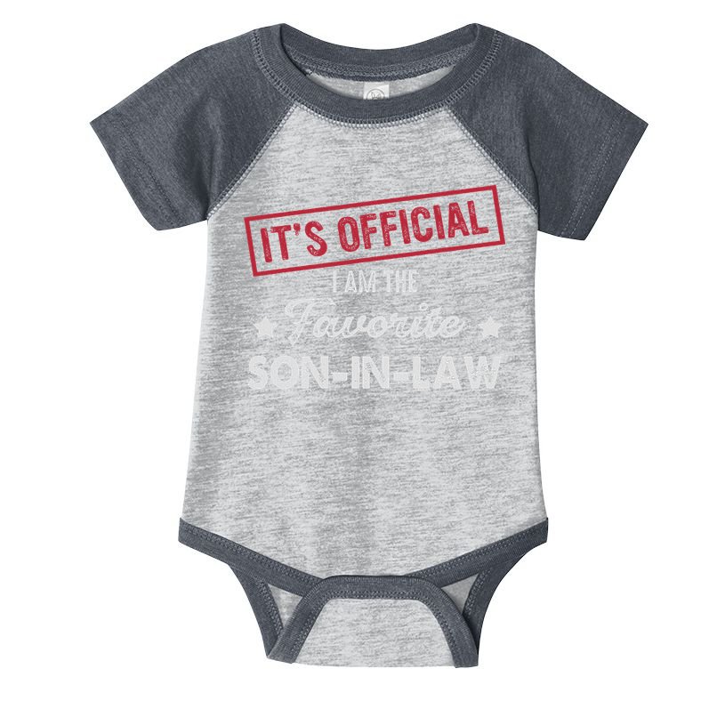 It's I'm The Favorite Son In Law Infant Baby Jersey Bodysuit